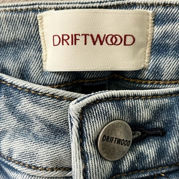 Driftwood Jackie High Rise Skinny Jeans Floral Embroidered Y2K 90’s Size 24 - Picture 11 of 15